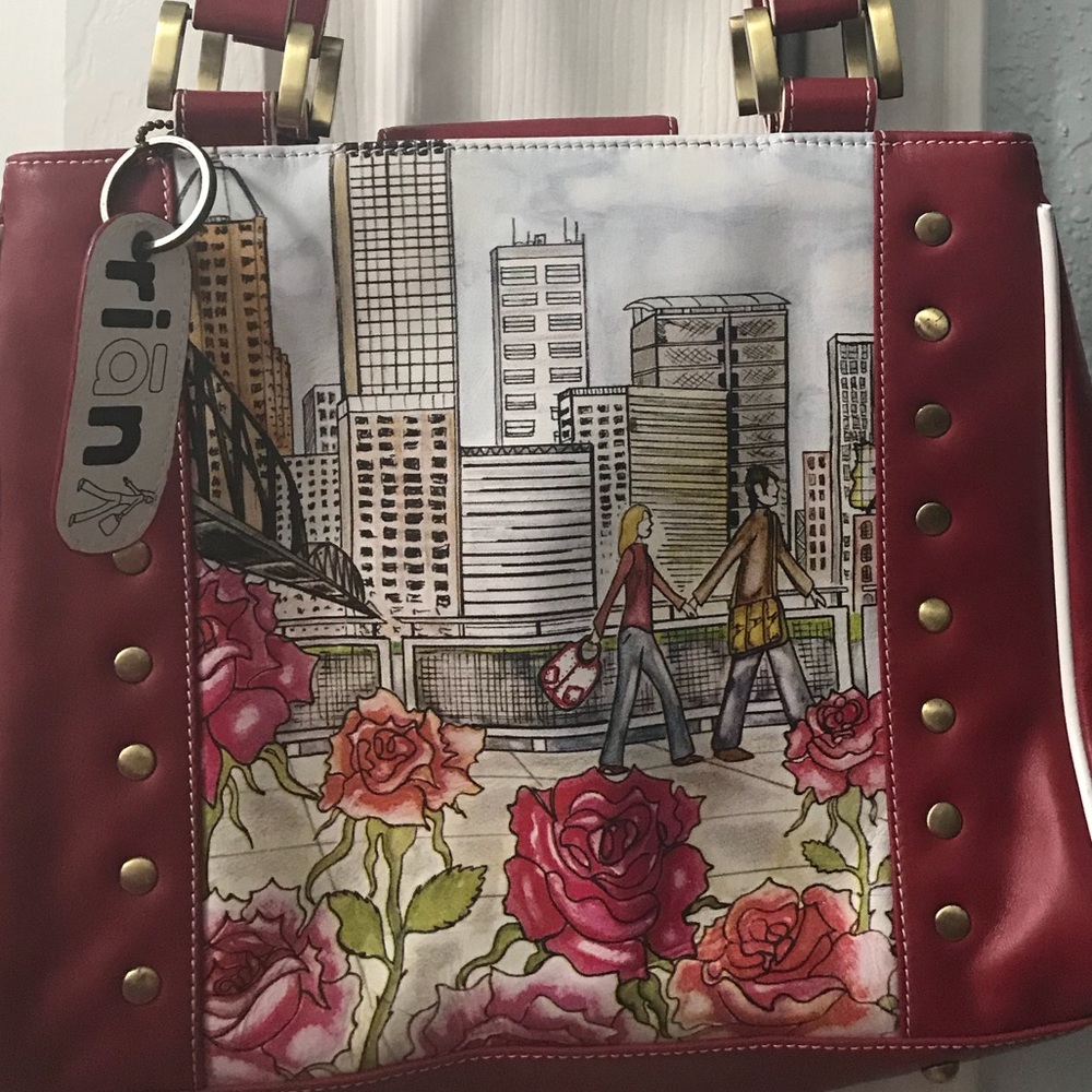 Artisan Oregon rose handbag